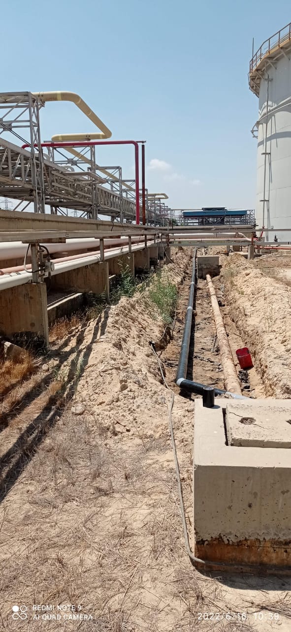 عزل مواسير النفط بالبوليكن